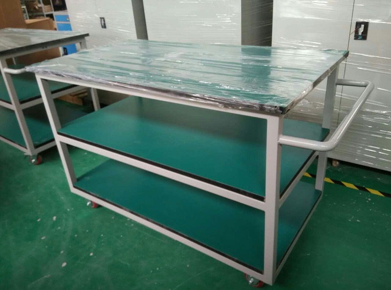 工具车双层手推车